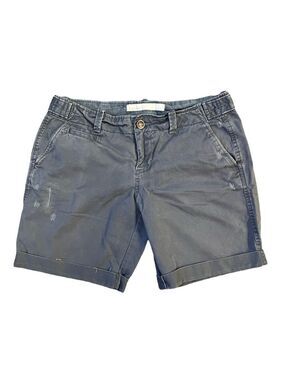 Old Navy Low Rise Cotton Shorts- Slate- Size 6